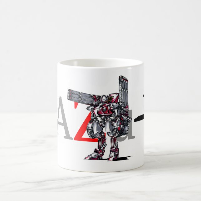 MUG 作品番号00010　「高出力荷粒子砲3連装2基装備の砲兵機」 (Centre)