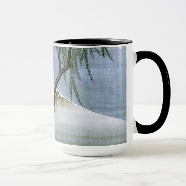 Mug 北 斎 Boy & Mt Fuji Art (Droite)