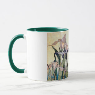 Mug 杜 若 と き り ぎ り,   Iris et Grasshopper, Hokusai