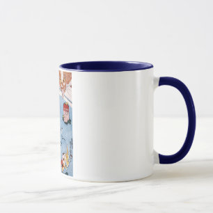Mug 猫と金魚, chat de 国芳 et poisson rouge, Kuniyoshi,