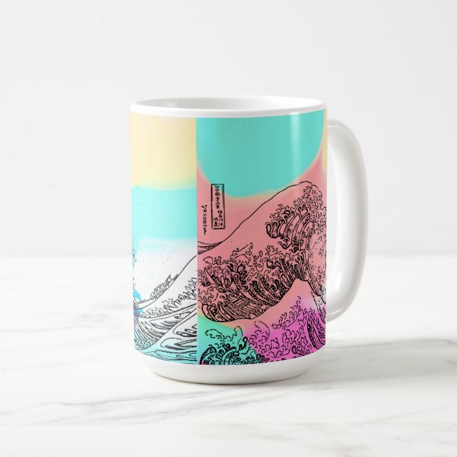 Mug 色＿波＿The Great Wave…color トートバッグ (Devant droit)