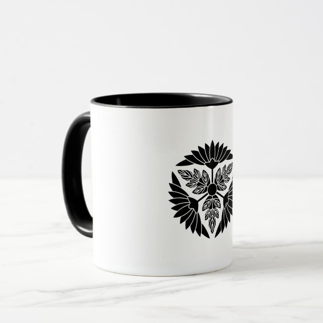 MUG 葉 付 菊 車 (Devant gauche)