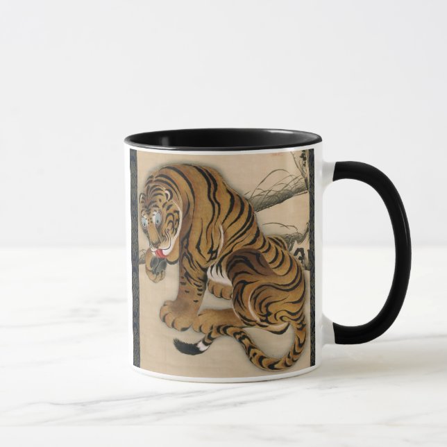 Mug 虎図, tigre de 若冲, Jakuchu (Droite)