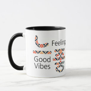 Mug 느 좋 sentiment Good Vibes
