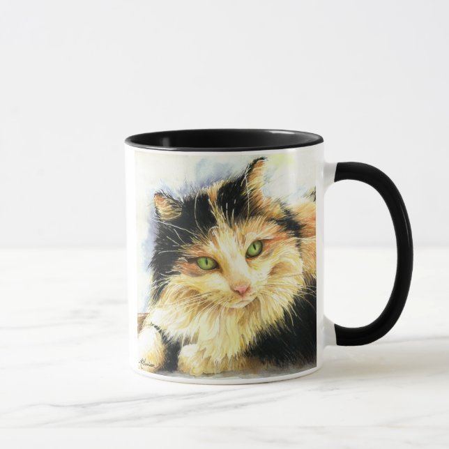 Mug 0010 Calico Cat (Droite)