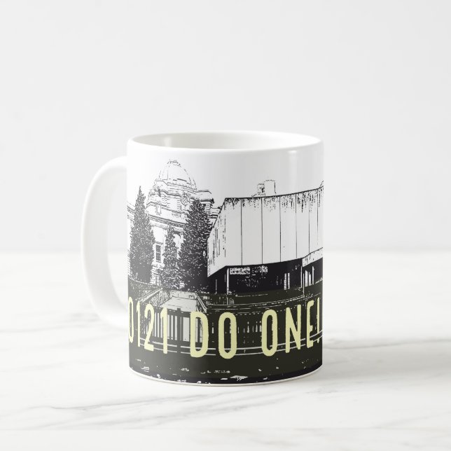Mug 0121 FAITES UNE tasse, énonciations de brummie (Devant gauche)