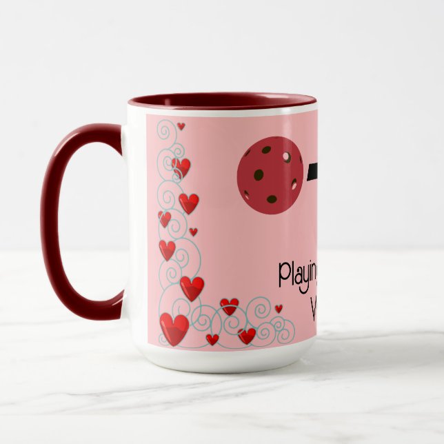 Mug 0-0-2 J'Aime Jouer Au Pickleball Avec Vous Valenti (Gauche)