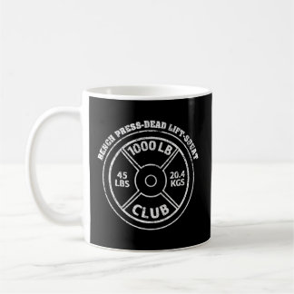 Mug 1000 Livres Club Gym Poids Leading Dead Lift