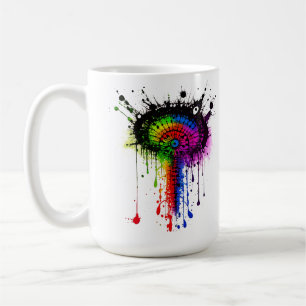Mug 1005 Super Rainbow Inkblot