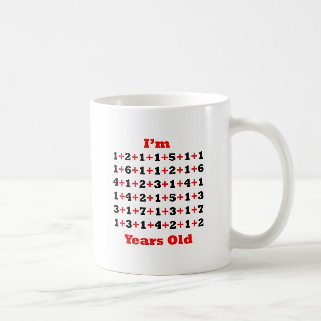 Mug 100 années ! Rouge de noir (Droite)