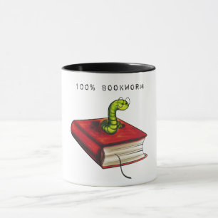 Mug 100% Bookworm