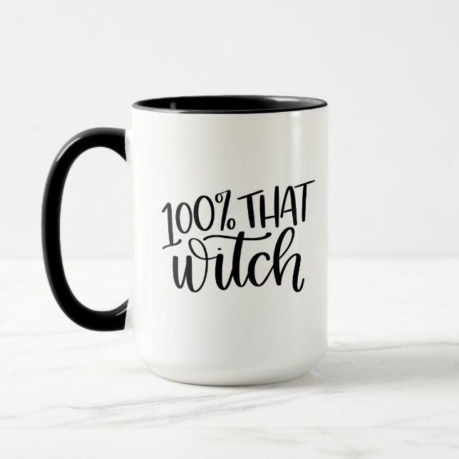 Mug 100% Cette Sorcière (Gauche)