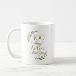 Mug 100 choses personnalisées que nous aimons de vous