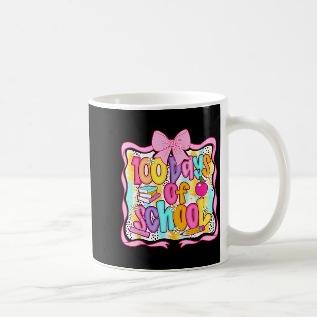 Mug 100 Days Of School Preppy 100th Day Of School Teac (Droite)