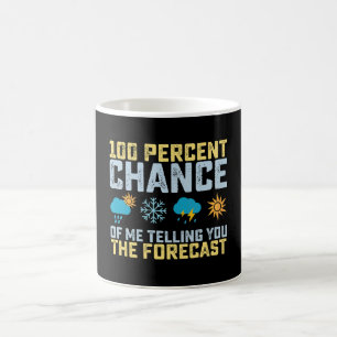 Mug 100% De Chance De Moi Vous Dire Le Météoro Prévu