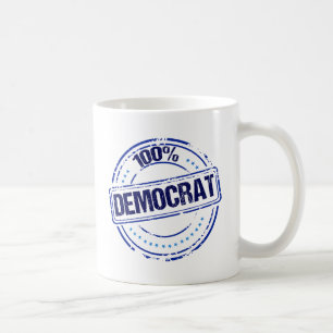 Mug 100% démocrate Politique