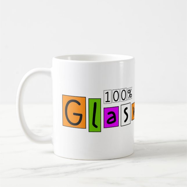 Mug 100% Glaswegian (Gauche)