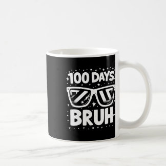 Mug 100 Jours Bruh Sungles 100ème Jour De L'École Garç