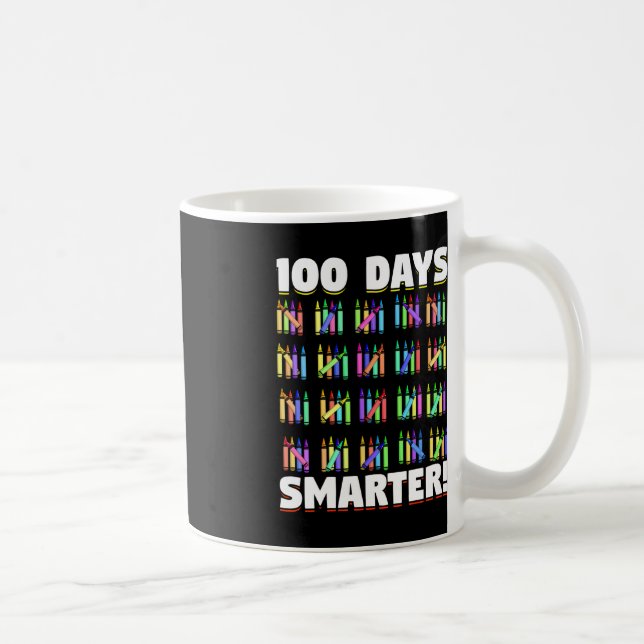 Mug 100 Jours Cadeau Élégant Crayons 100 Jours De (Droite)
