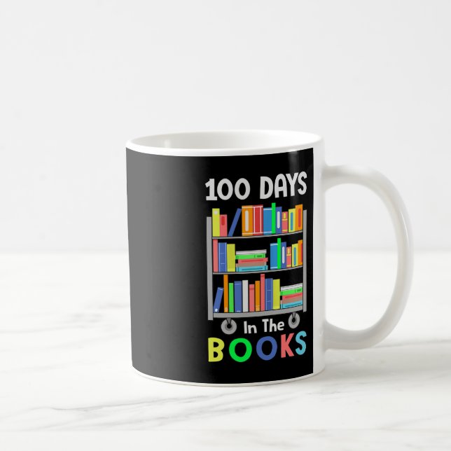 Mug 100 jours dans les livres Lecture Bibliothécaire P (Droite)