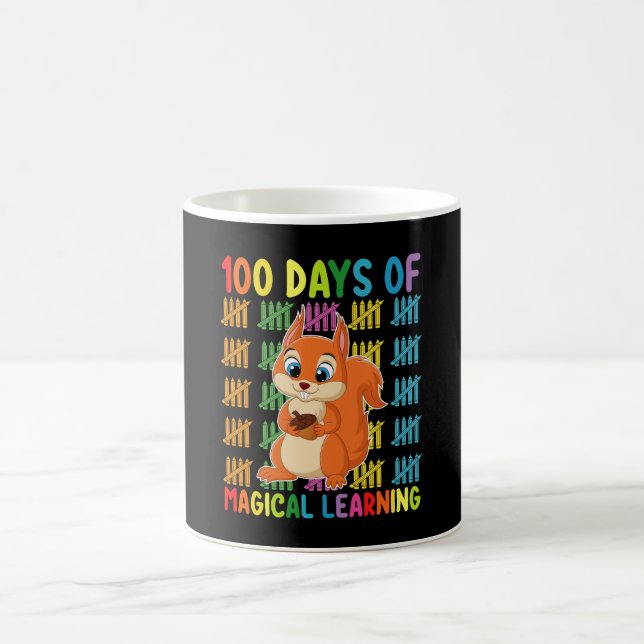 Mug 100 jours d'apprentissage magique de l'école des é (Centre)