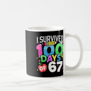 Mug 100 jours de 67 100e jour d'école enfants enseigna