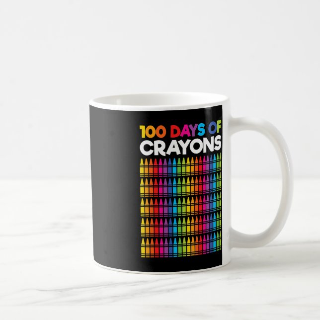 Mug 100 Jours de Crayons pour les filles Enfants 100e  (Droite)