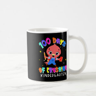 Mug 100 Jours De Crushing maternelle Flamant rose Fun