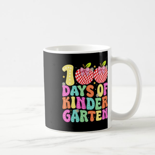 Mug 100 jours de filles de maternelle 100e jour d'écol (Droite)