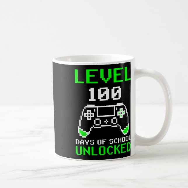 Mug 100 Jours De Jeux Vidéo De Gamer Déverrouillés À L (Droite)