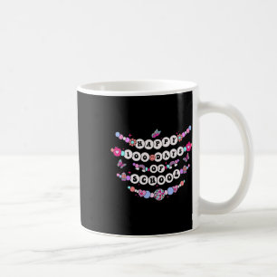 Mug 100 Jours De L'École D'Amitié Bracelet Enseignant