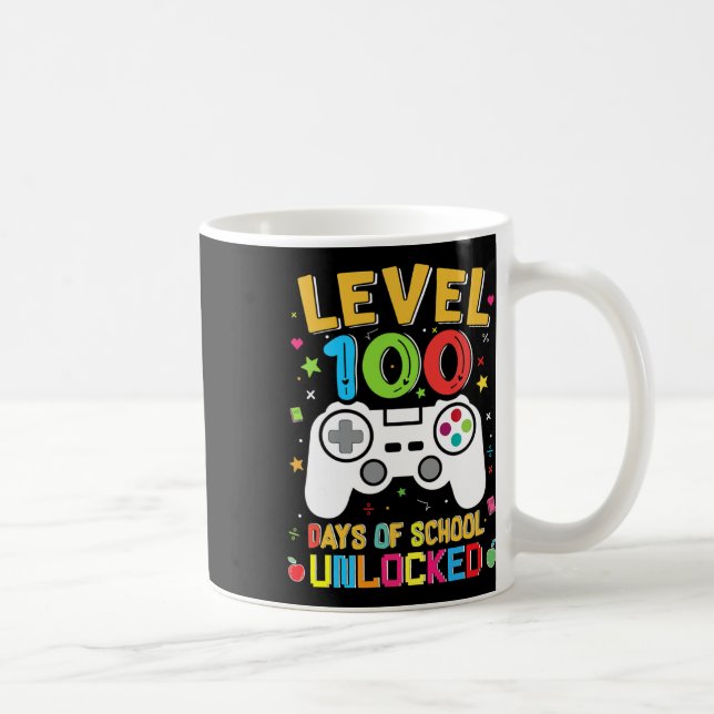 Mug 100 Jours De L'École Jeu Déverrouillé 100E Jour De (Droite)