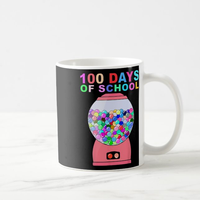 Mug 100 Jours De Machine De Gumball Scolaire Pour Les  (Droite)