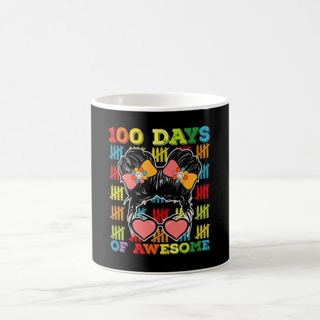 Mug 100 jours de magnifique chignon désordonné 100e jo (Centre)