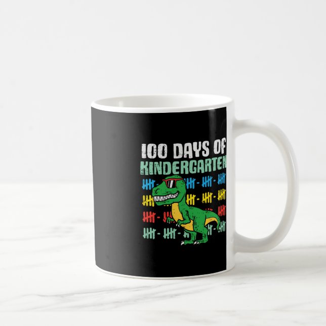 Mug 100 Jours De Maternelle Trex Dinosaur 100E Jour S (Droite)