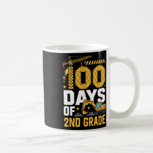 Mug 100 jours de véhicule de construction de 2e année