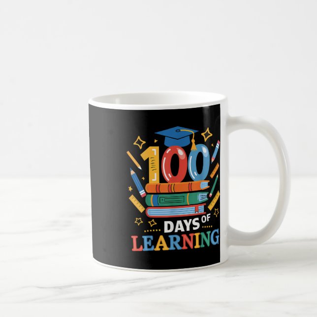 Mug 100 Jours D'École 100 Jours D'Enseignant D'Apprent (Droite)