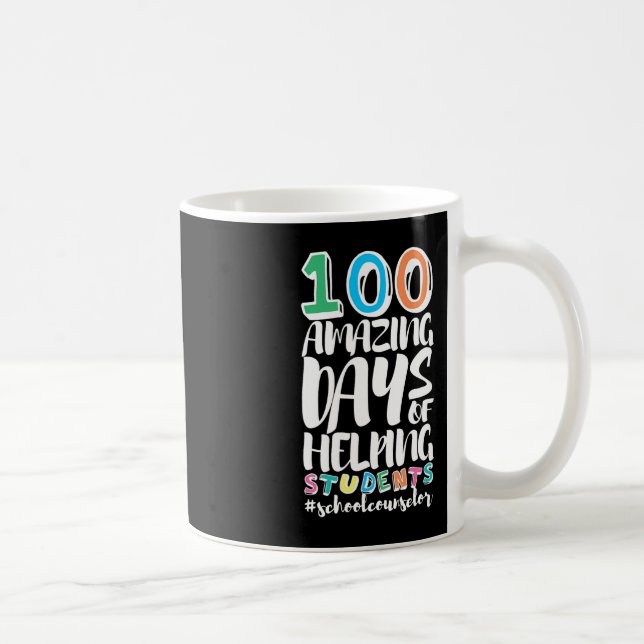 Mug 100 Jours D'École Aider Les Étudiants Conseil De L (Droite)