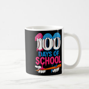 Mug 100 Jours D'école Batte De Baseball Drip 100ème Jo