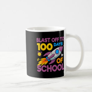 Mug 100 Jours d'école Décollage Fusée Espace Enfants É