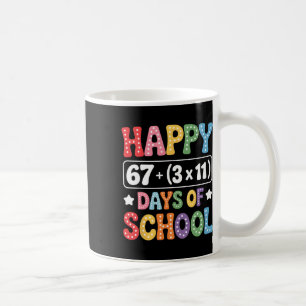 Mug 100 Jours D'école Équation Mathématique Groovy 67