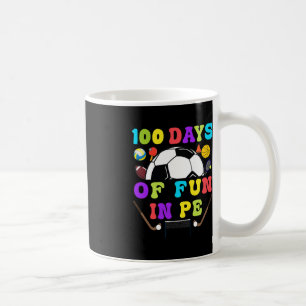 Mug 100 Jours D'École PE Enseignant Gym Coach Phys Ed
