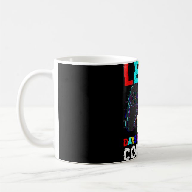 Mug 100 Jours D'École Terminé Gamer Garçon Niveau 100  (Gauche)
