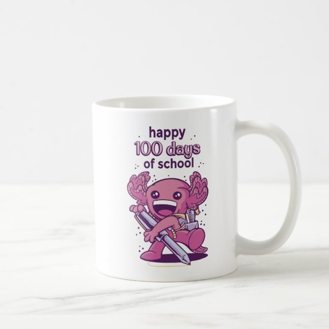 Mug 100 jours d'invitation scolaire (Droite)