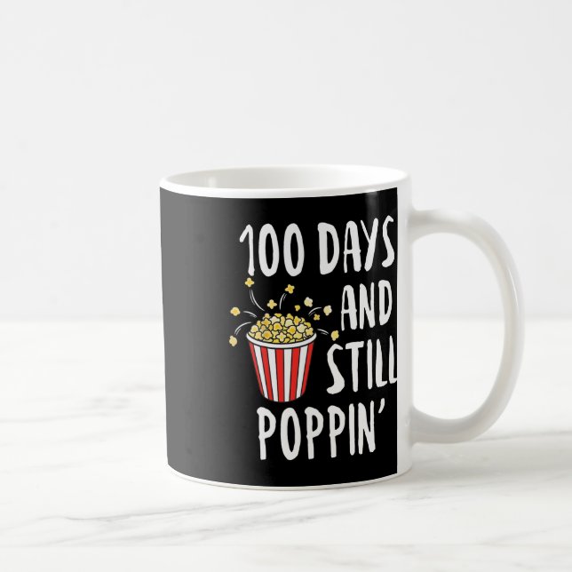 Mug 100 Jours Et Encore Poppin Popcorn Enfants 100e Jo (Droite)