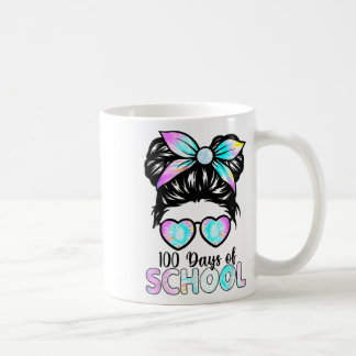 Mug 100 Jours Filles intelligentes Messy Bun Cheveux 1