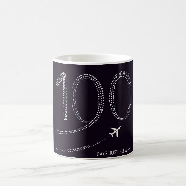 Mug 100 Jours Juste En Avion Par Jet (Centre)