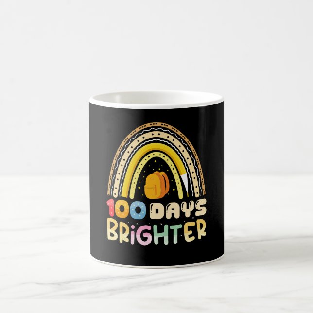Mug 100 jours plus lumineux 100e jour d'école Enseigna (Centre)