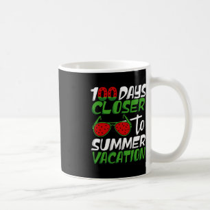 Mug 100 Jours Plus Près De L'Enseignant De Vacances D'