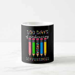 Mug 100 jours pour accepter les différences Autisme